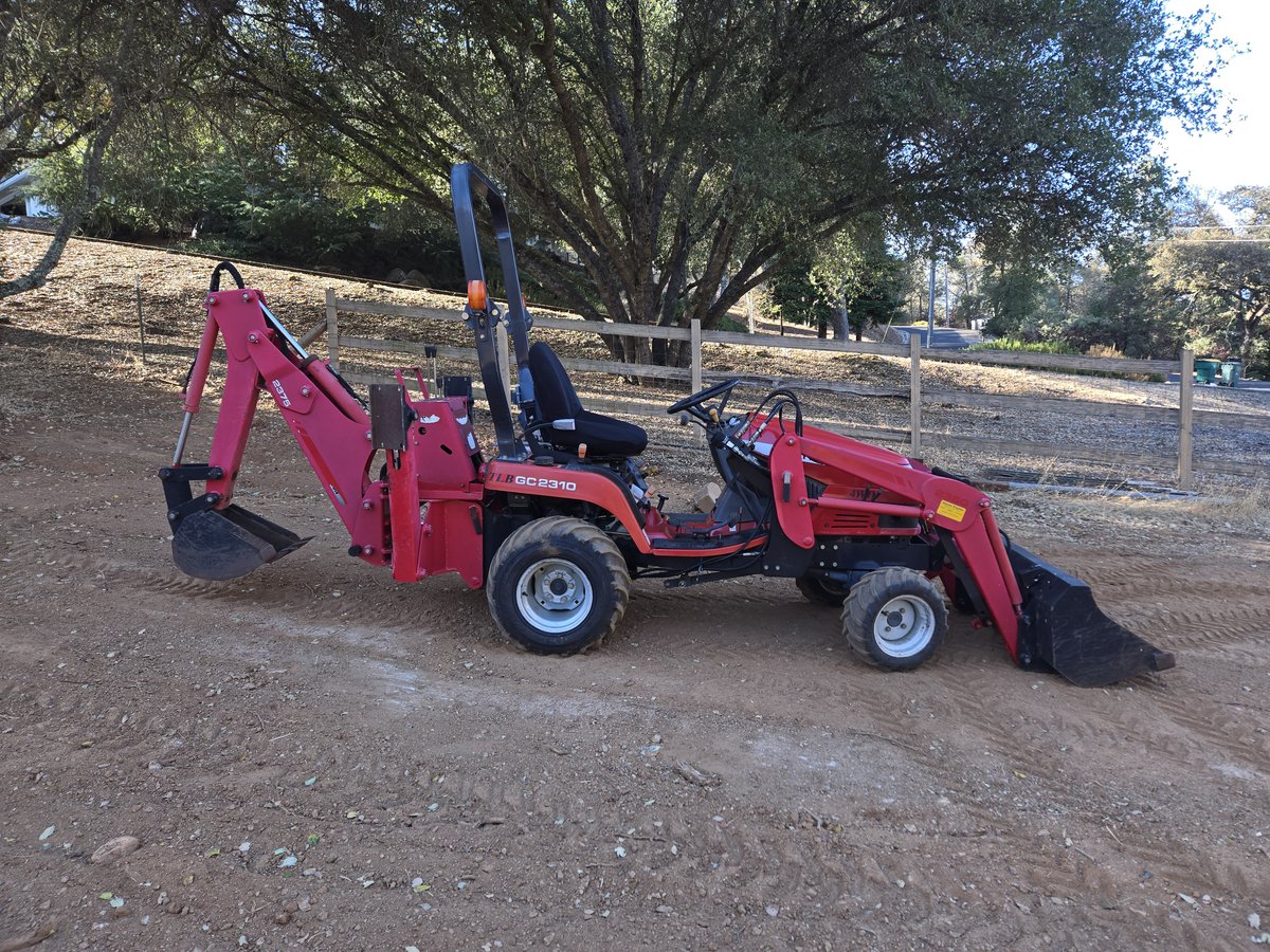 Massey Ferguson Tractor with Backhoe